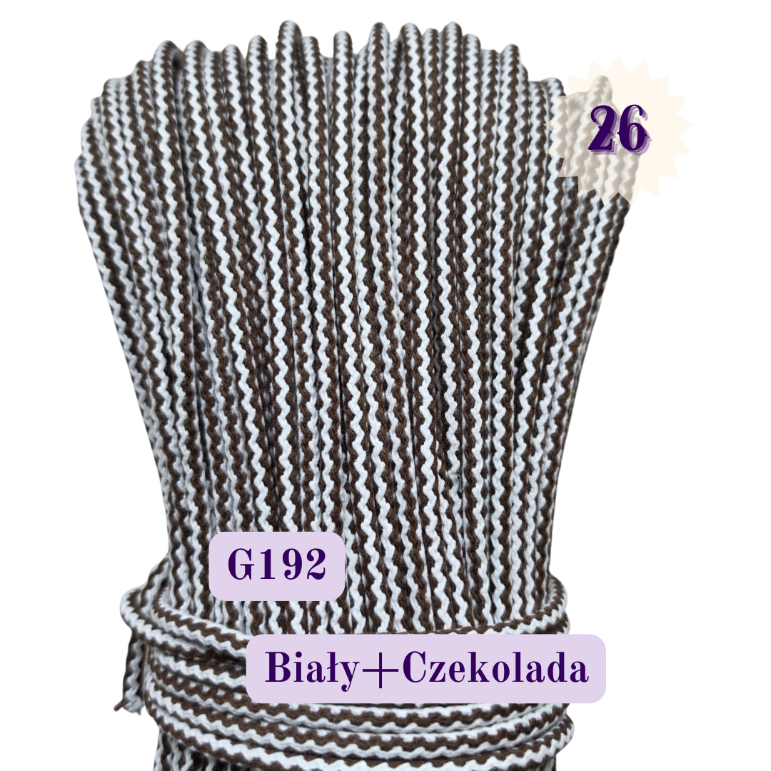 Melanż – kształt G - Sznurek do szycia 5 mm, 50 m
